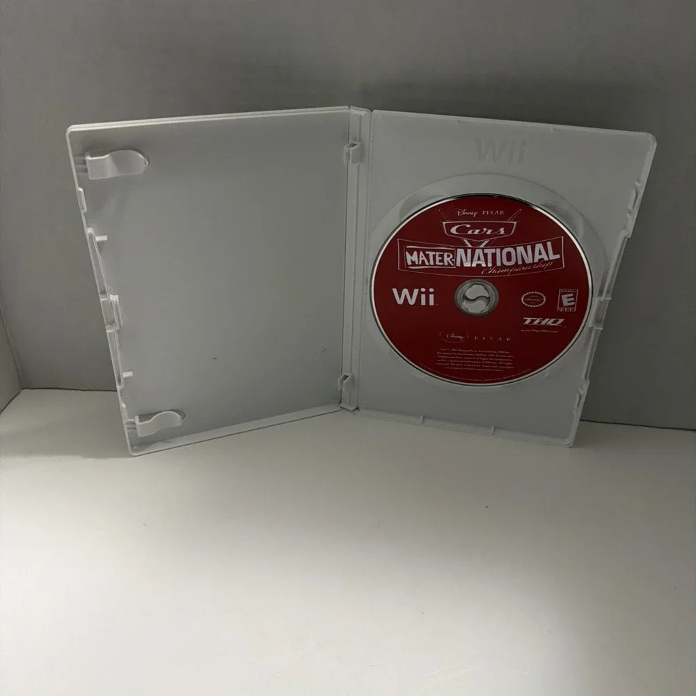 Disney Pixar Cars Mater-National Championship Nintendo Wii Racing Game THQ